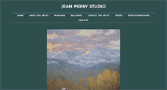 Desktop Screenshot of jeanperrystudio.com