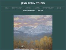 Tablet Screenshot of jeanperrystudio.com